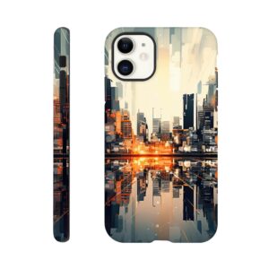New Dawn – Abstract City Phone Case - Tough case, Apple - iPhone 11