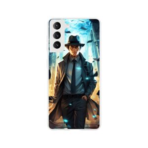 Dimension Hopping Detective Phone Case - Flexi case, Samsung - Galaxy S21