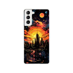 Solar City Symphony Phone Case - Flexi case, Samsung - Galaxy S21