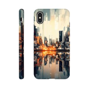 New Dawn – Abstract City Phone Case - Tough case, Apple - iPhone XS Max