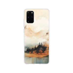 Misty Mountains Abstract Phone Case - Flexi case, Samsung - Galaxy S20 Plus