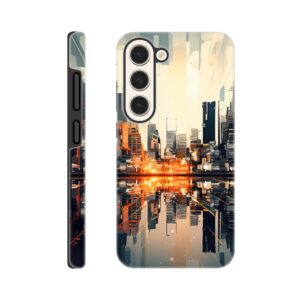 New Dawn – Abstract City Phone Case - Tough case, Samsung - Galaxy S23