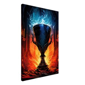 Ancient Thundering Chalice Canvas Print - 60x90 cm / 24x36″, Thick