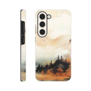 Misty Mountains Abstract Phone Case - Tough case, Samsung - Galaxy S23