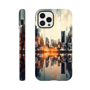 New Dawn – Abstract City Phone Case - Tough case, Apple - iPhone 12 Pro